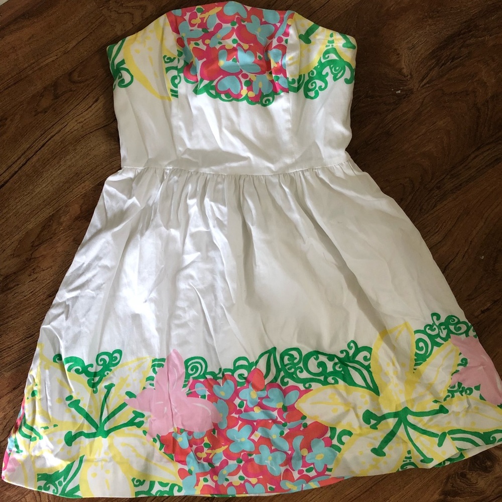 Strapless Lillie Pulitzer dress